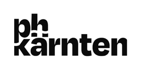 Logo der PH Kärnten mit schwarzem Schriftzug in markanter, kompakter Typografie.